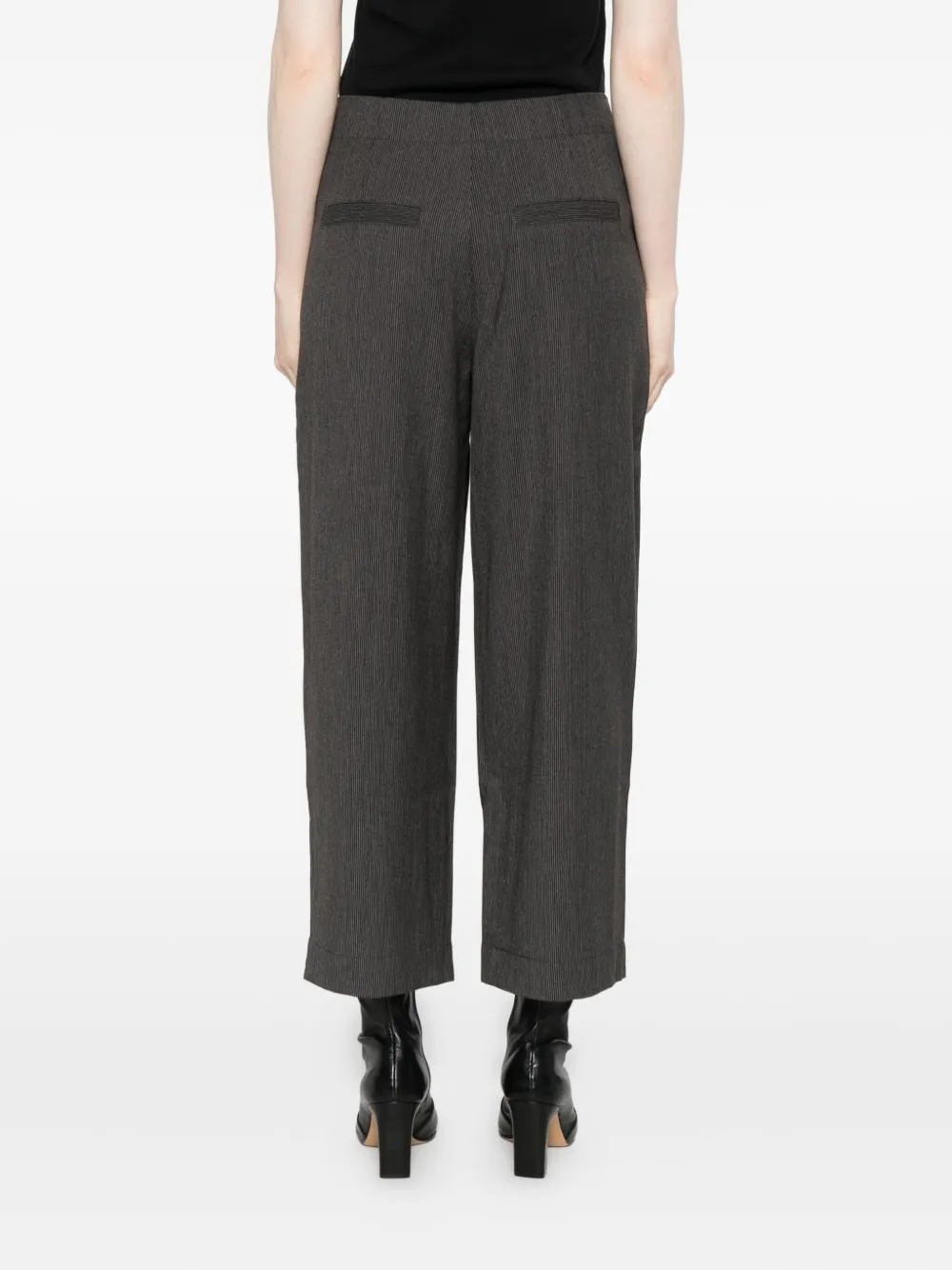 YERSE Cropped plooibroek Grijs