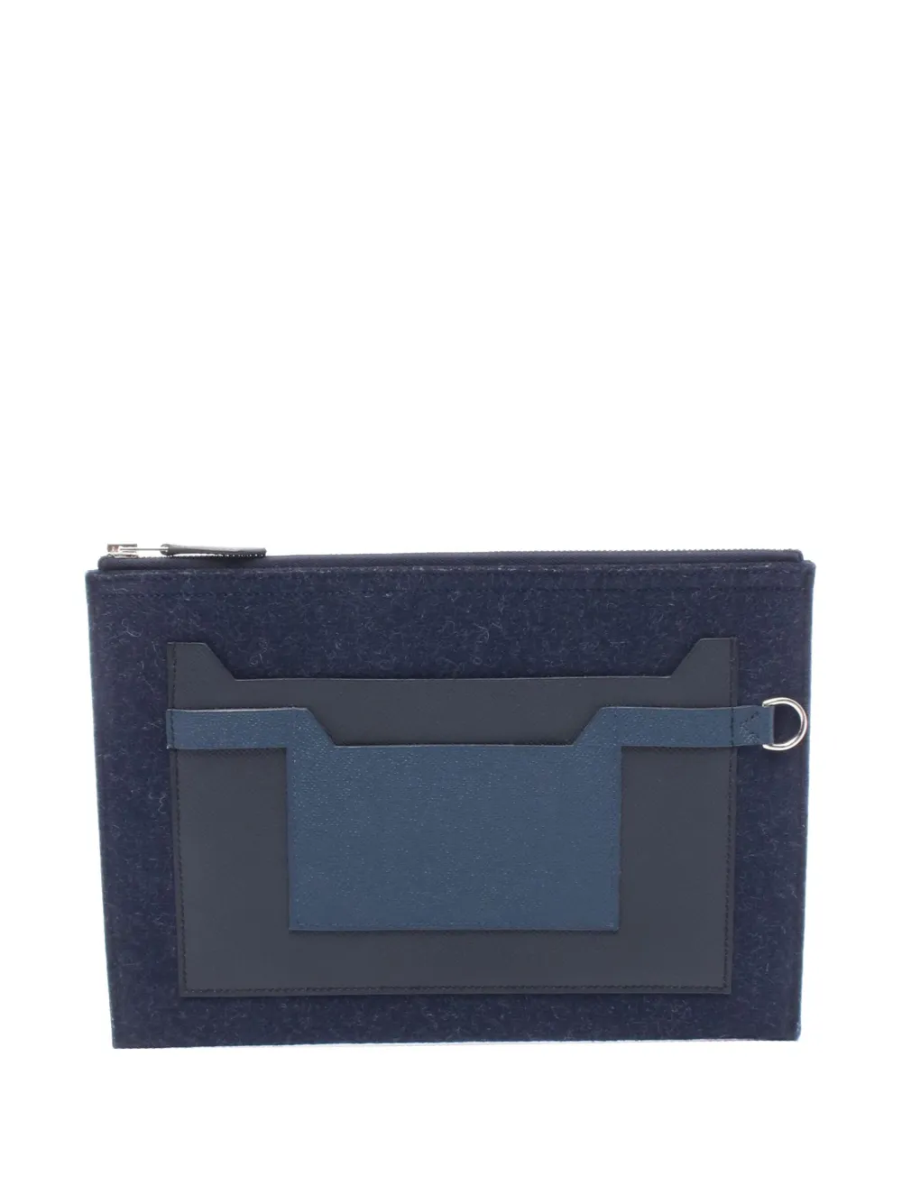 Hermès Pre-Owned 2019 Epsom and Felt Toodoo 29 clutch bag | Grey | Image 1