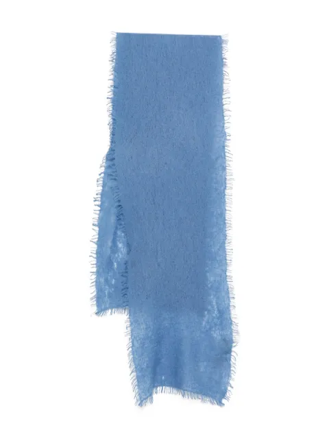 MOULETA felted frayed-edge scarf
