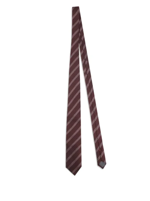 Brunello Cucinelli striped silk tie