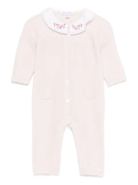 Tartine Et Chocolat barboteuse à broderies sur le col