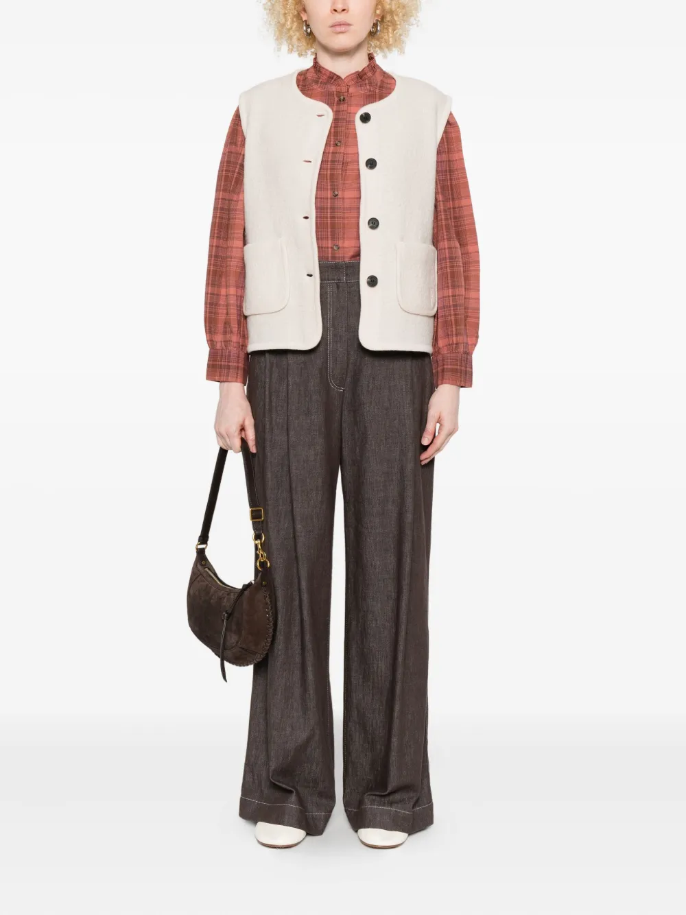YERSE ruffled mock-neck shirt | Shirts | Image 2