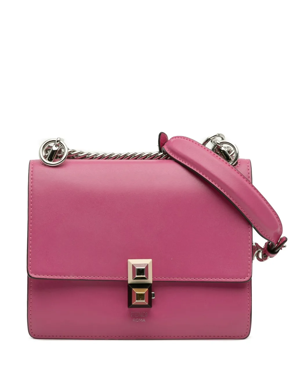 Fendi Pre-Owned 2010-2025 Small Leather Kan I crossbody bag | Pink | Image 1