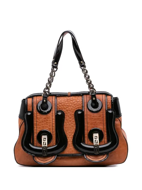 Fendi Pre-Owned 2000-2010 Medium Leather B Bag Top Handle Bag handbag