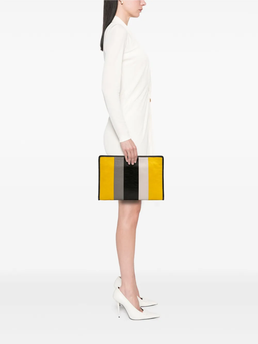 Balenciaga Pre-Owned 2019 Lambskin Bazar clutch bag | Pre-Owned | Image 2