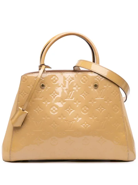 Louis Vuitton Pre-Owned 2015 Monogram Vernis Montaigne MM satchel