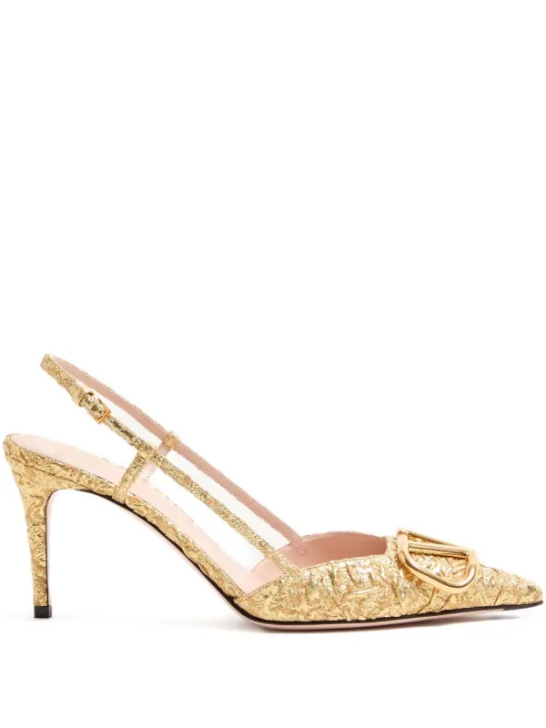 VALENTINO 25 ポインテッドトゥ パンプス Vロゴ GARAVANI 靴