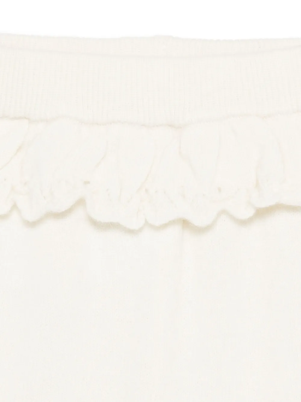 Tartine Et Chocolat Broek met ruches Wit