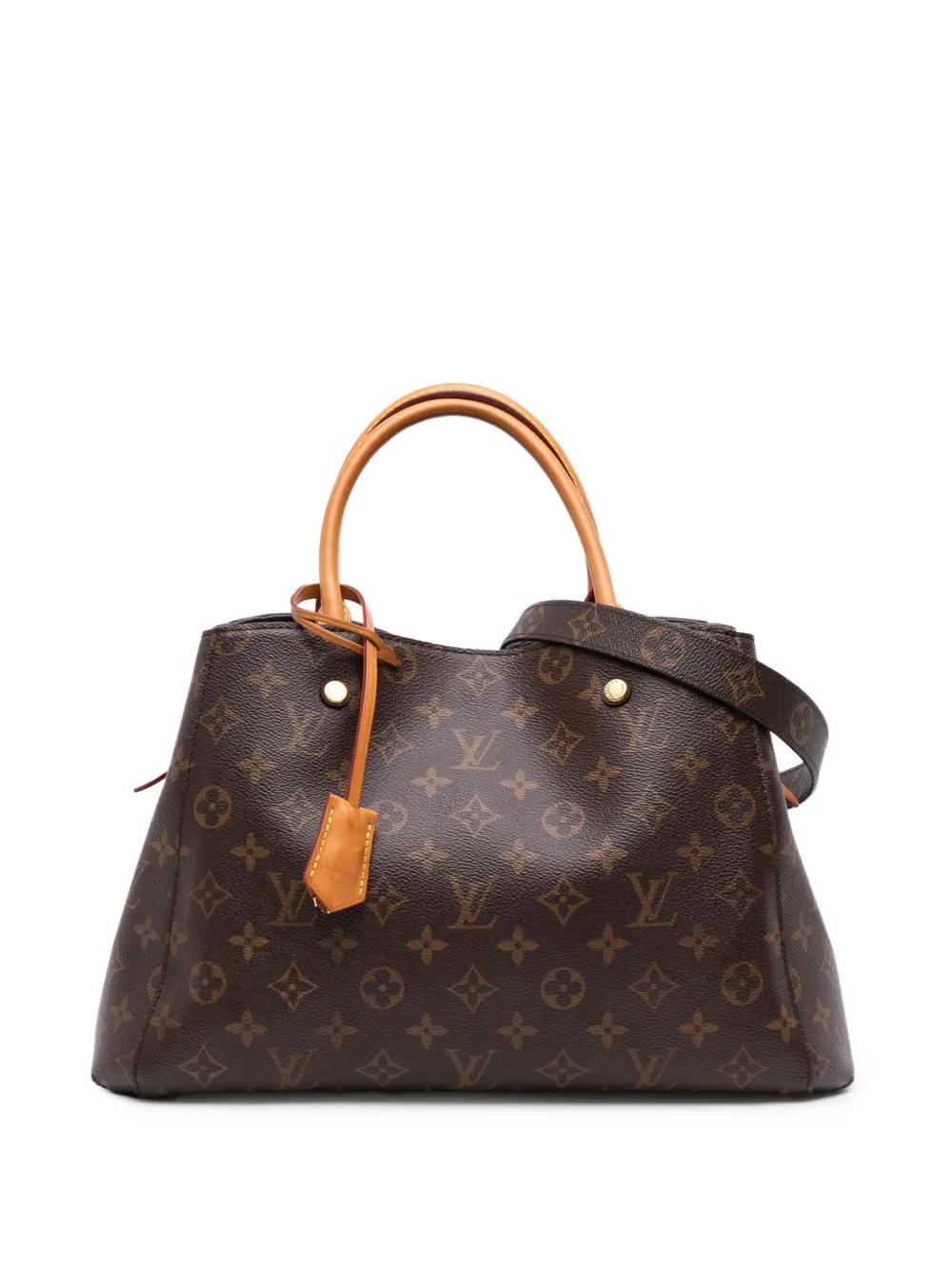 Louis Vuitton Pre-Owned 2018 Monogram Montaigne MM satchel | Brown | Image 1