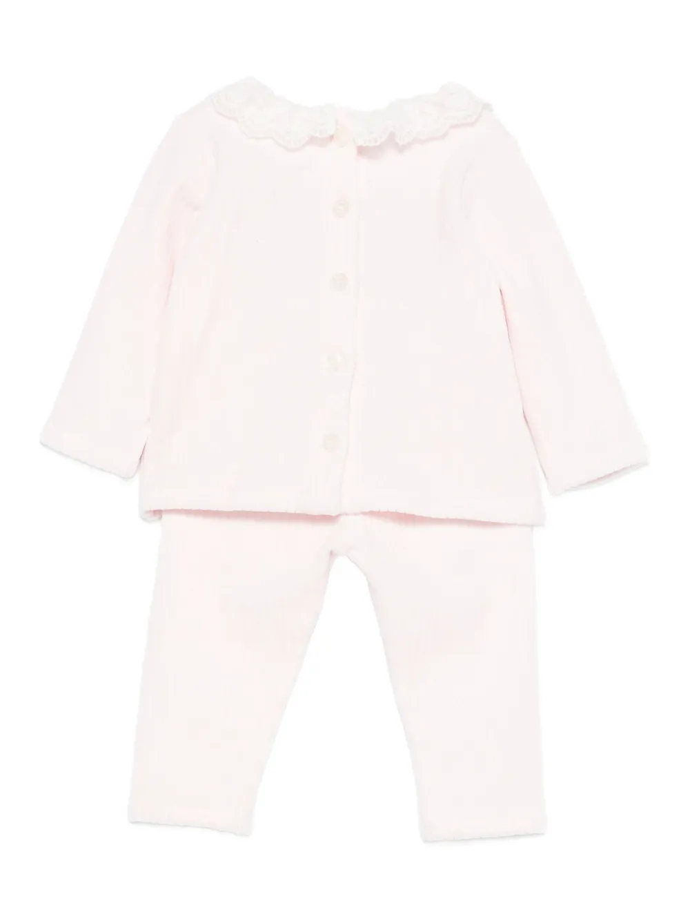 Tartine Et Chocolat Cotton Blend Babygrow Set In Neutral