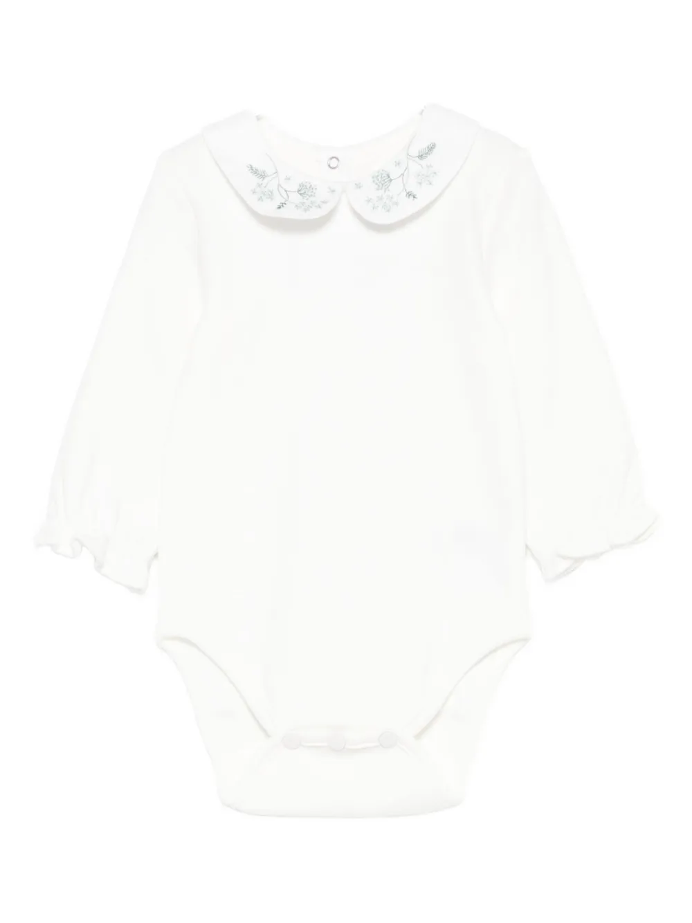 Tartine Et Chocolat Cotton Bodysuit In White