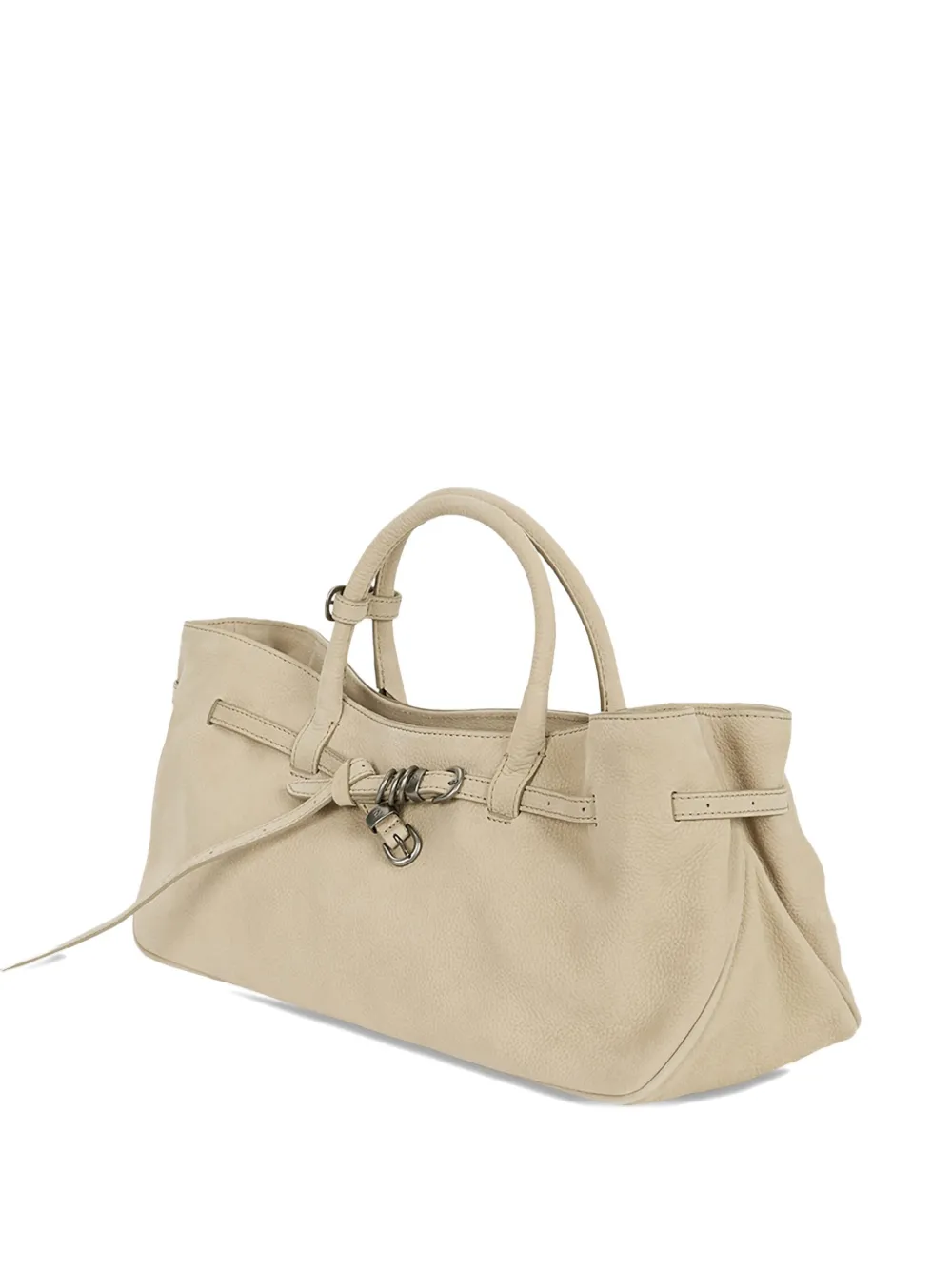 Margesherwood Leather Tote Bag In Neutral