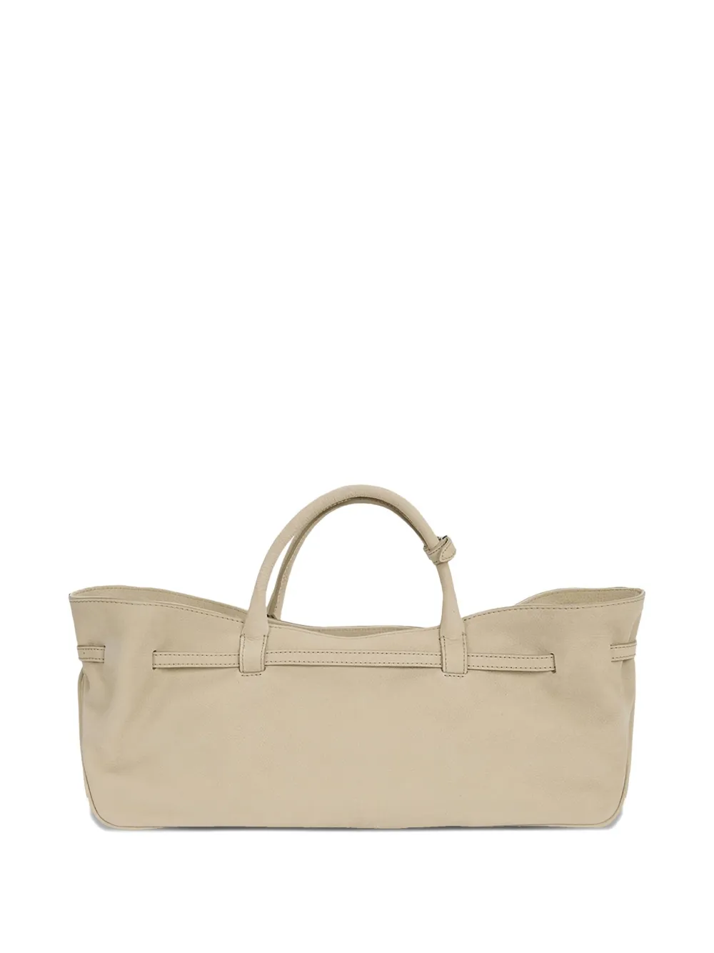 Marge Sherwood Leren shopper - Beige