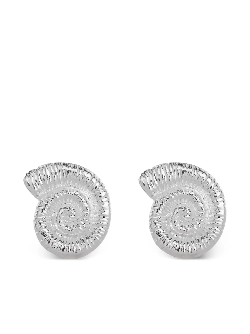 NO MORE  aretes Sea Snail | plateado | Image 1