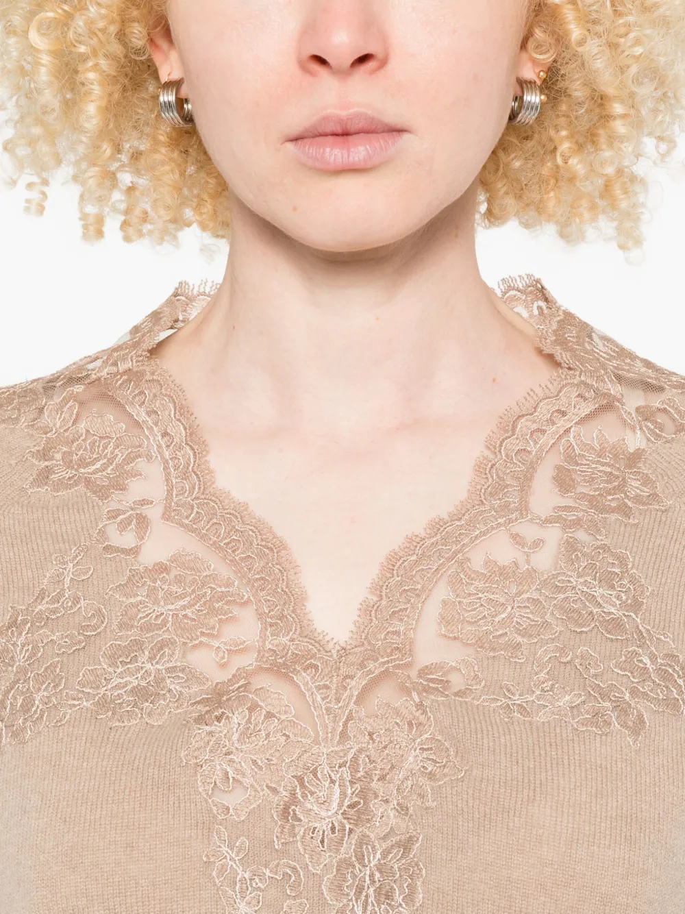 Ermanno Firenze Sweaters Dove Grey In Neutral