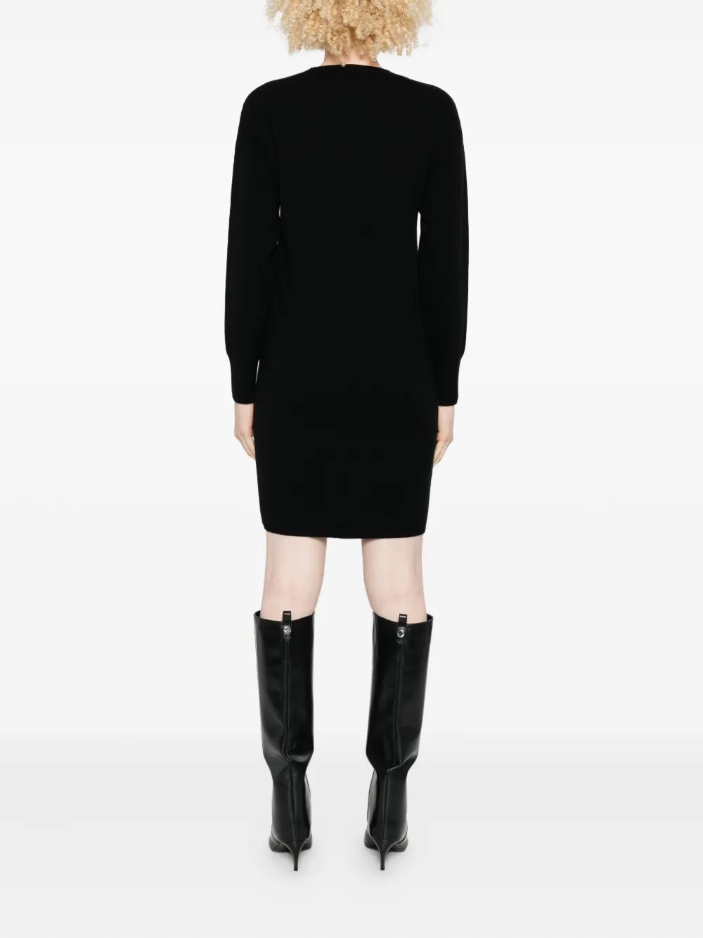 ERMANNO FIRENZE Jurk verfraaid met pailletten Zwart