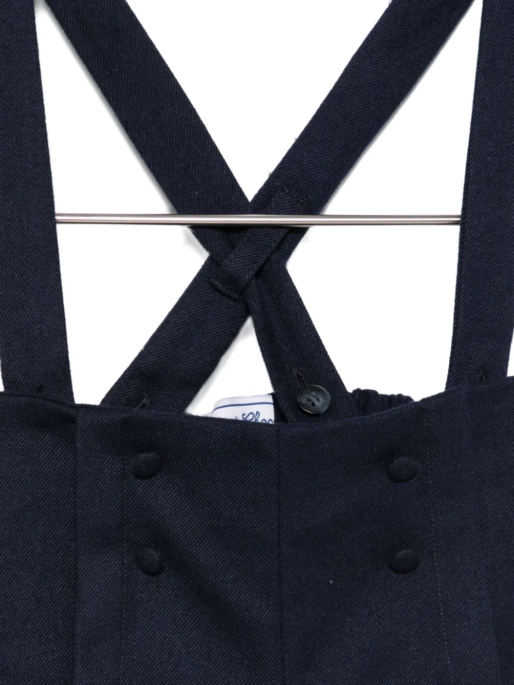 Tartine Et Chocolat Cross-strap Dungarees In Blue