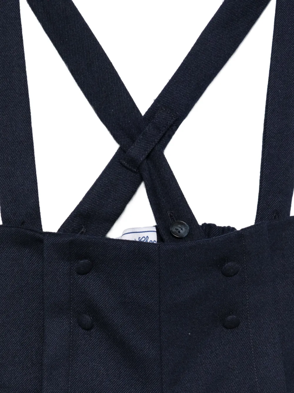 Tartine Et Chocolat Tuinbroek met gekruiste bandjes Blauw