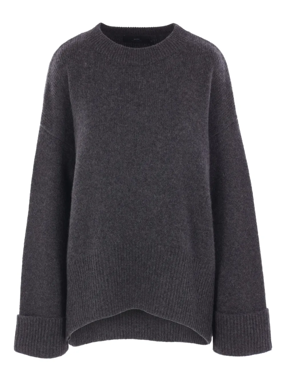 arch4 suéter con cuello redondo | gris | Image 1