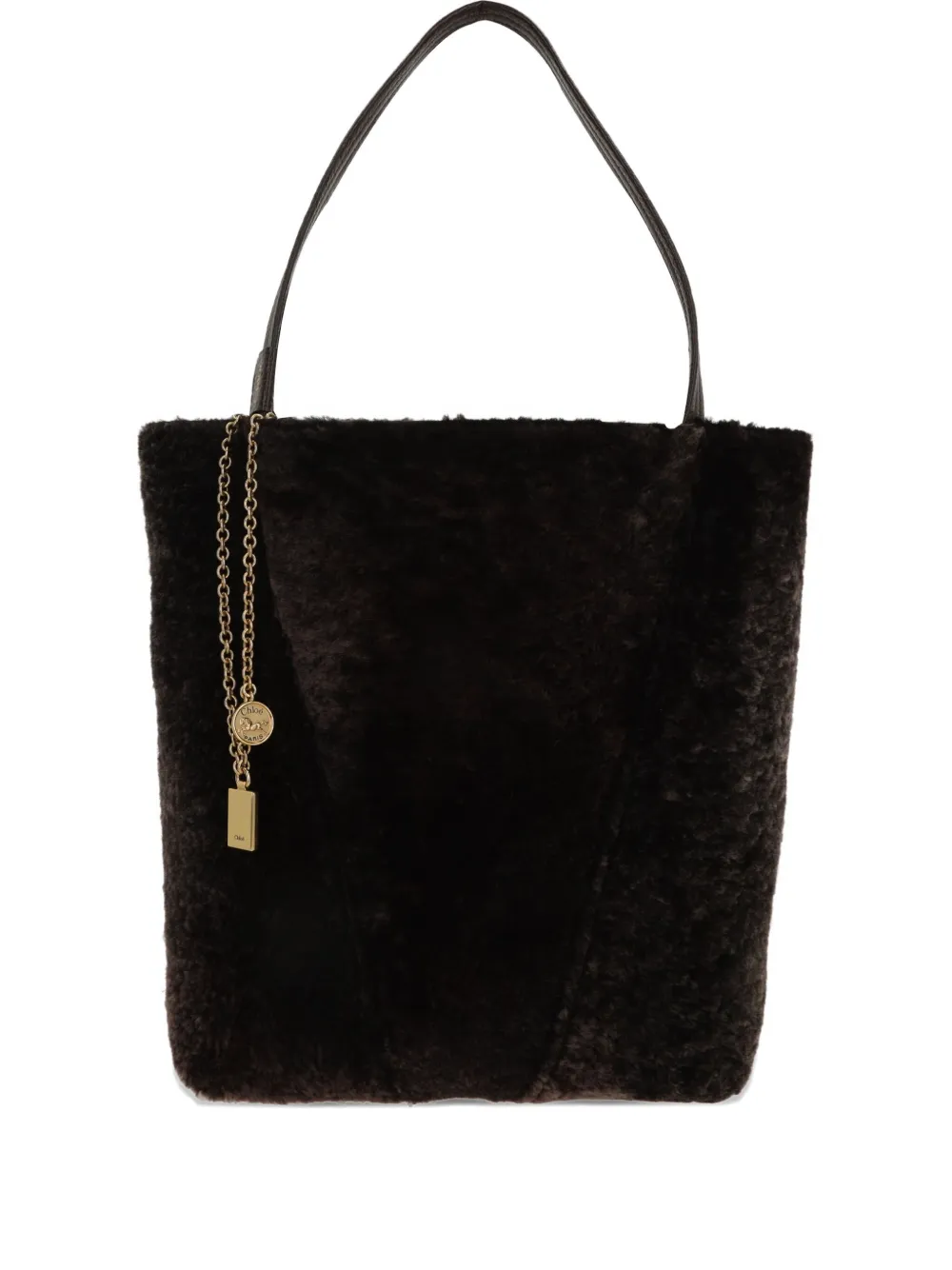 Chloé tote con paneles texturizados | marrón | Image 1