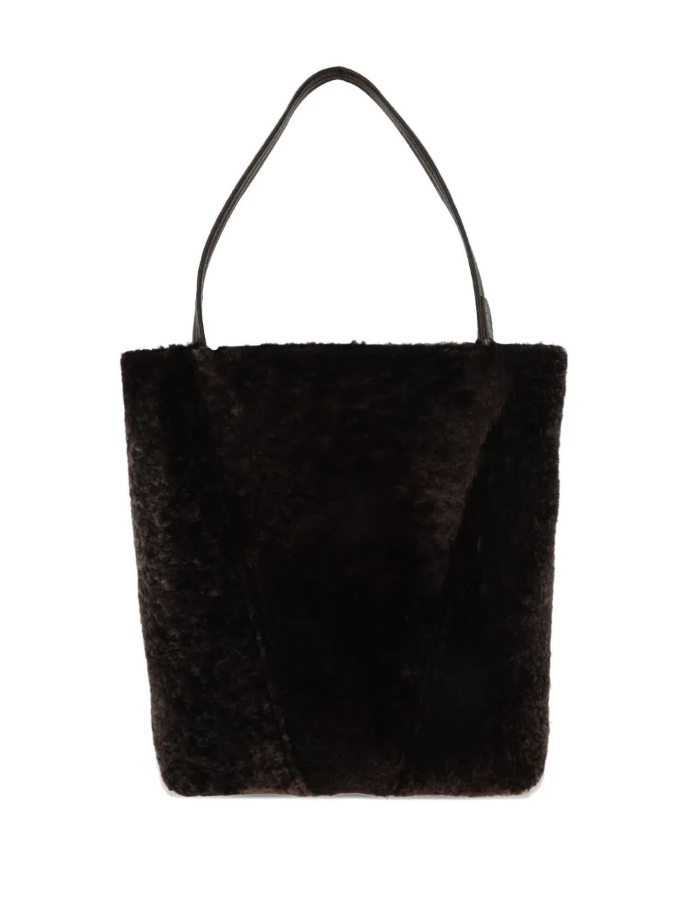 Chloé Lammy shopper met vlakken - Bruin
