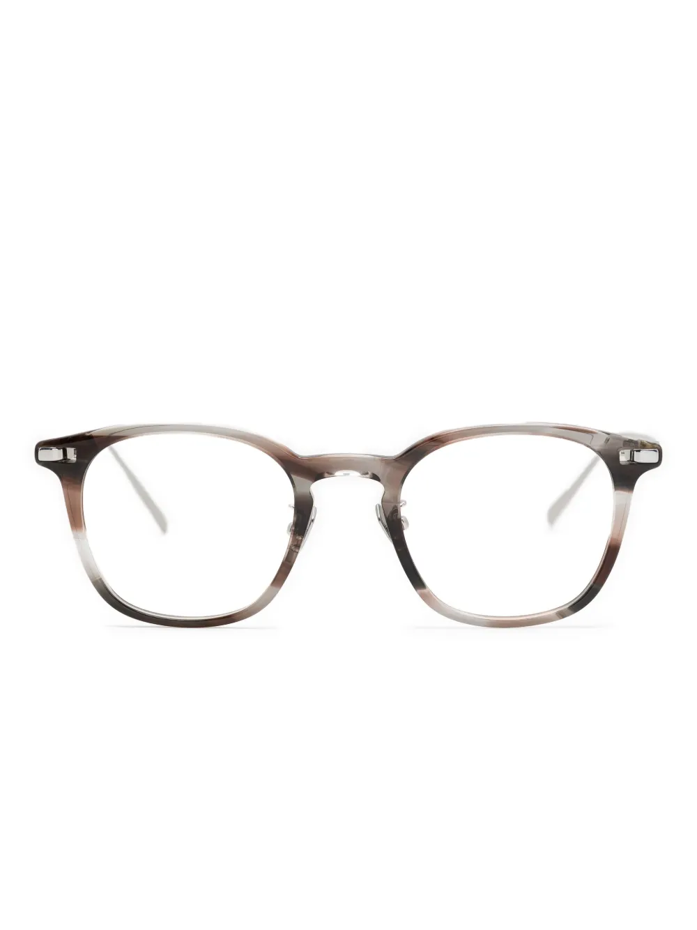 MYTH square-frame tortoiseshell-effect glasses | Black | Image 1