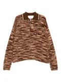 CUDDLEUP Space dyed jumper - Brown