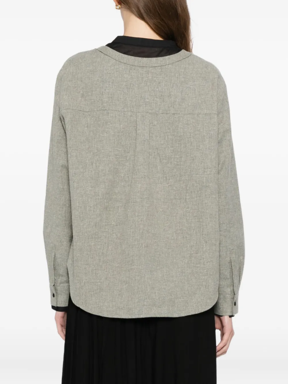 Cotemp Layered Shirt In Gray