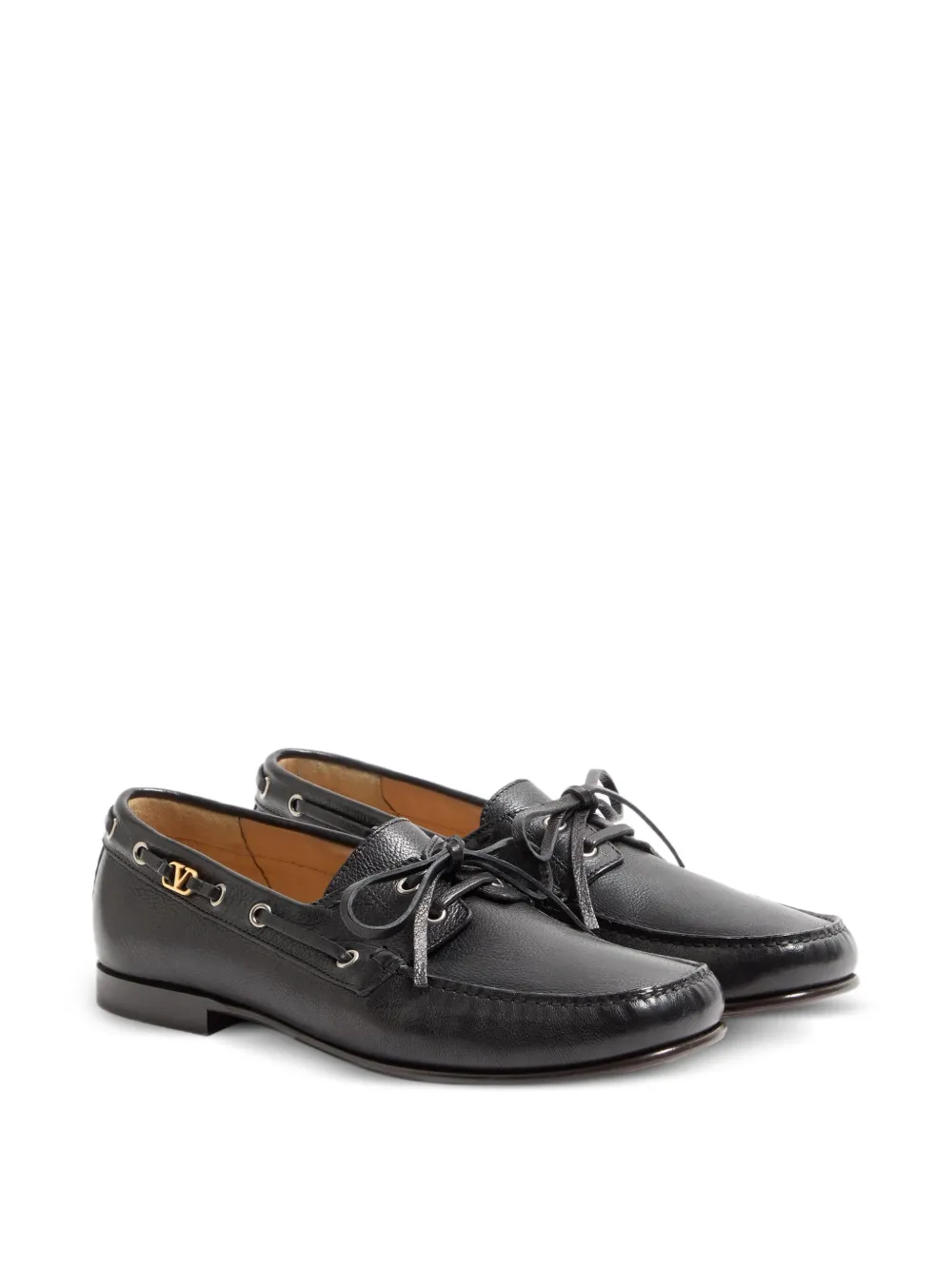 Valentino Garavani VLogo Palm Avenue loafers Zwart