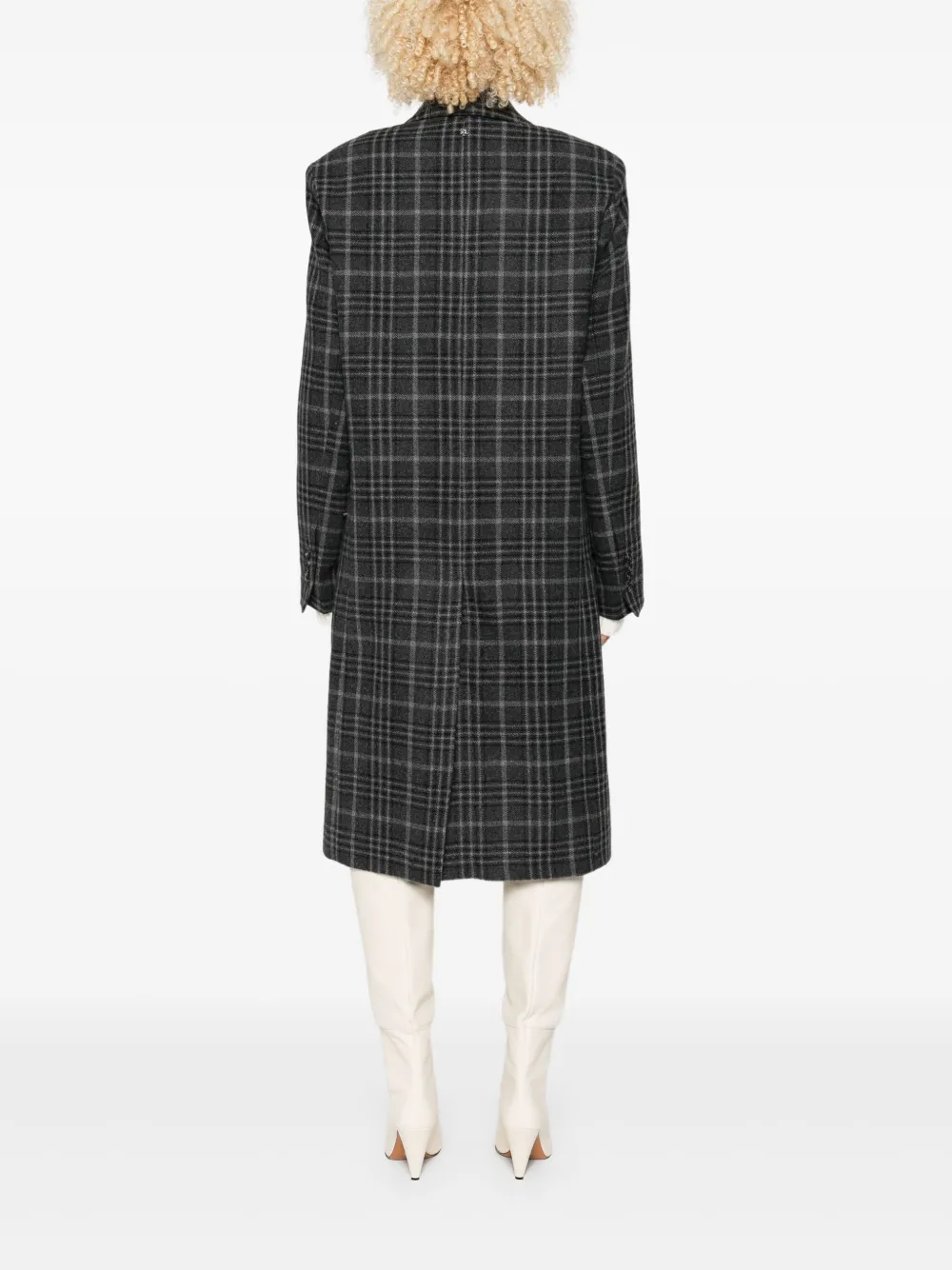 Aniye By Geruite mantel Grijs