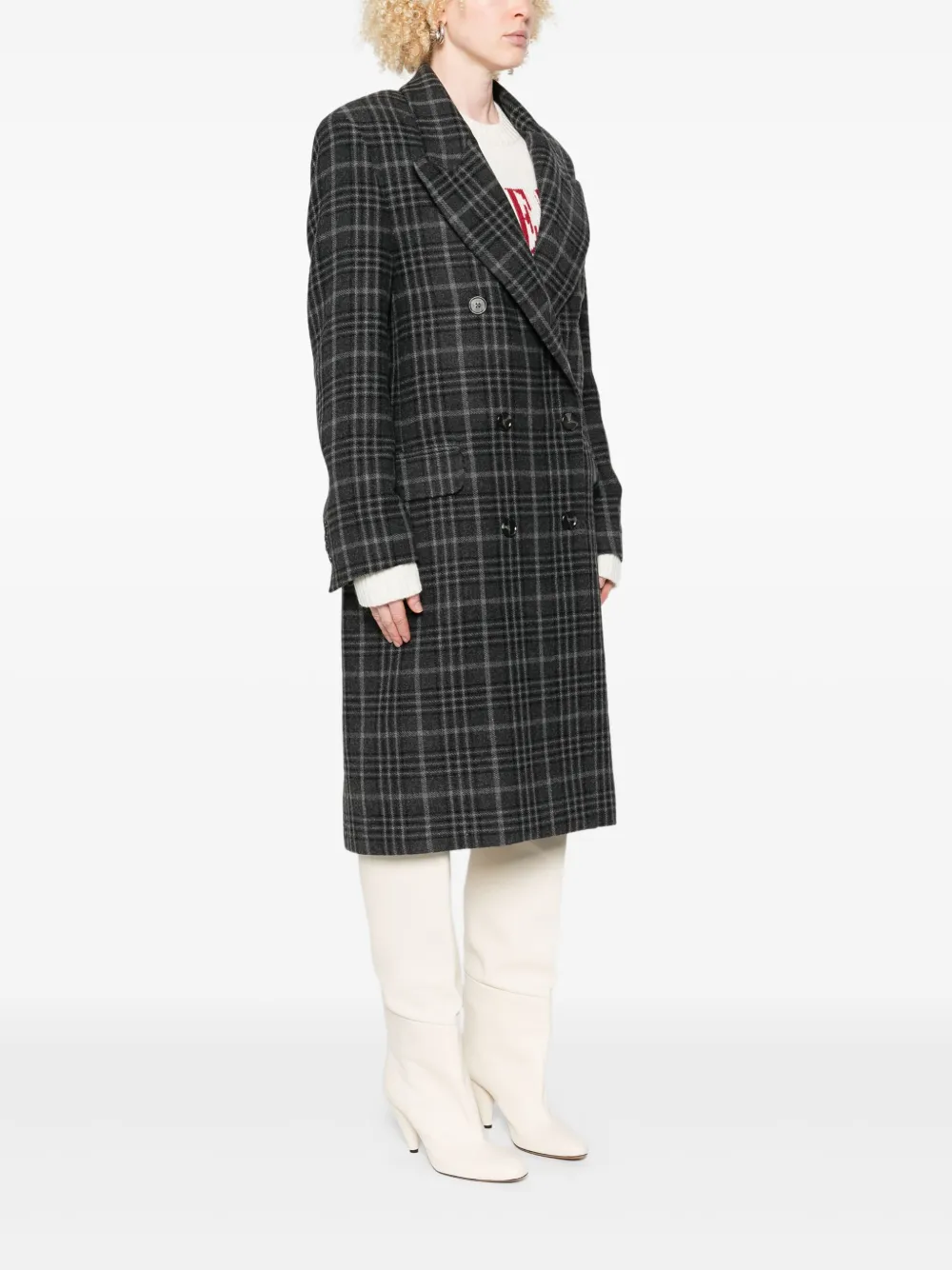 Aniye By Geruite mantel Grijs