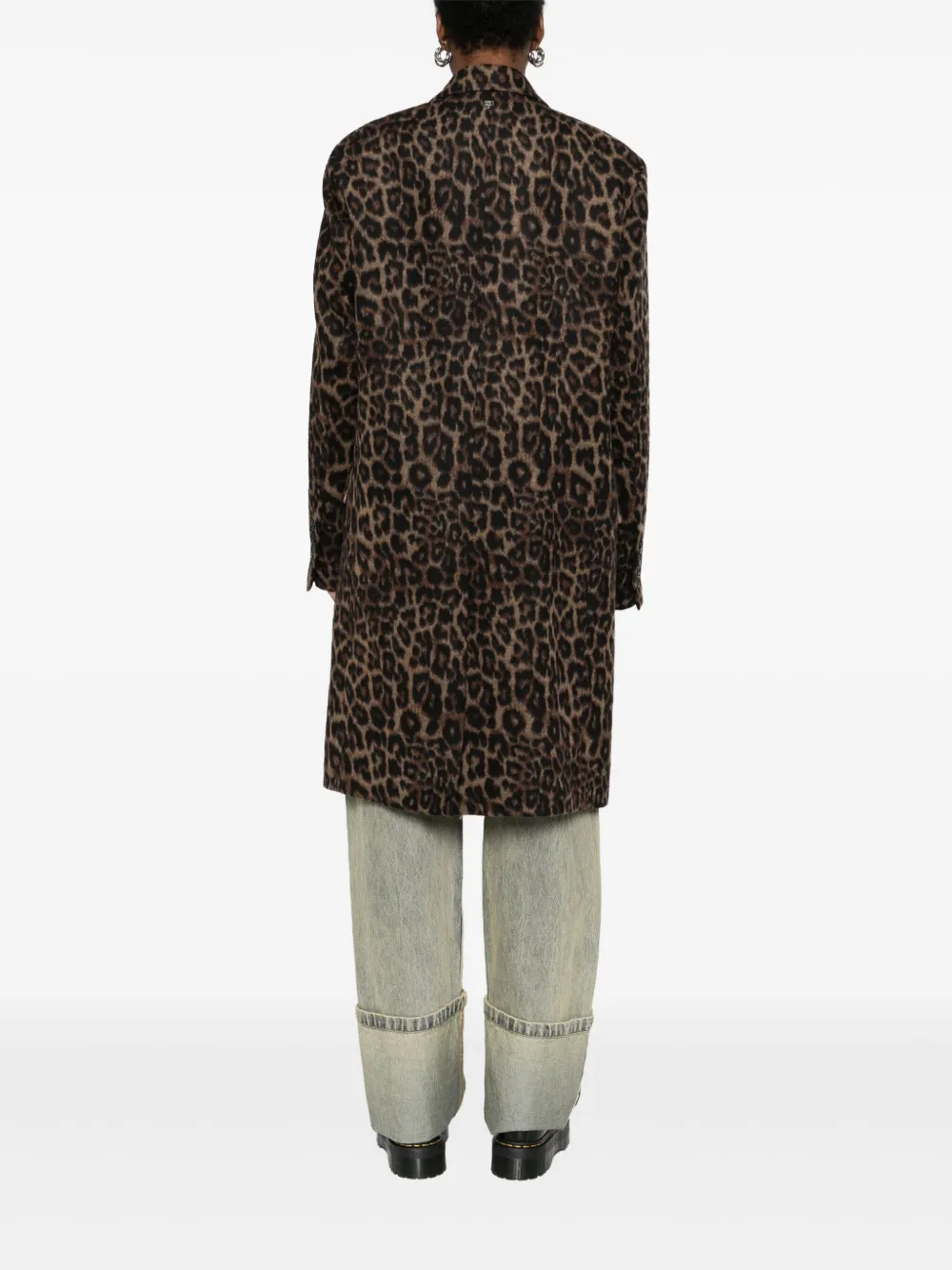 Aniye By Mantel van wolblend Bruin