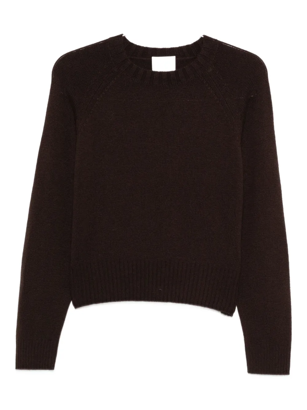 Allude Raglan-sleeve Sweater In Brown