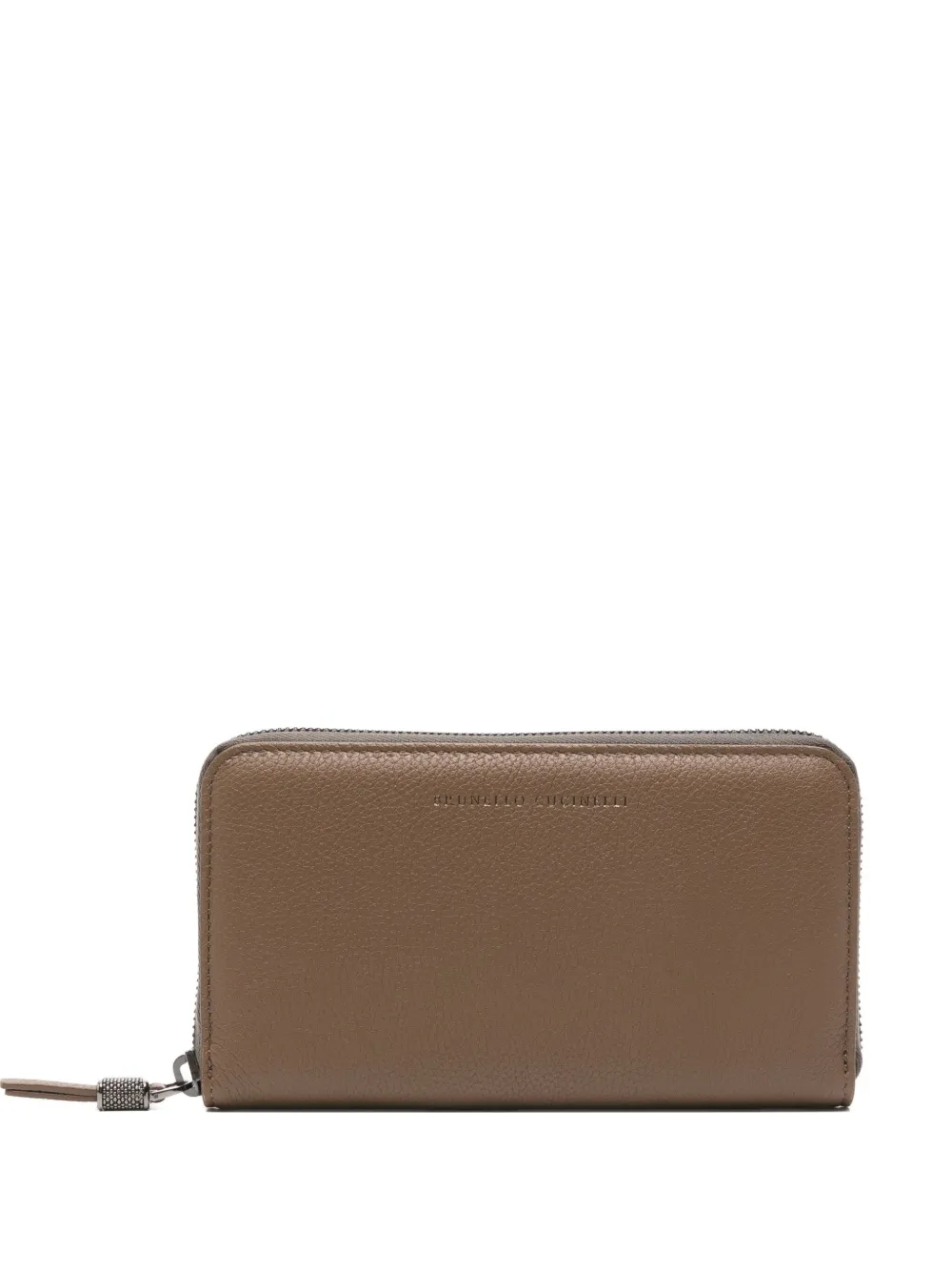 Brunello Cucinelli Leather Wallet In Brown