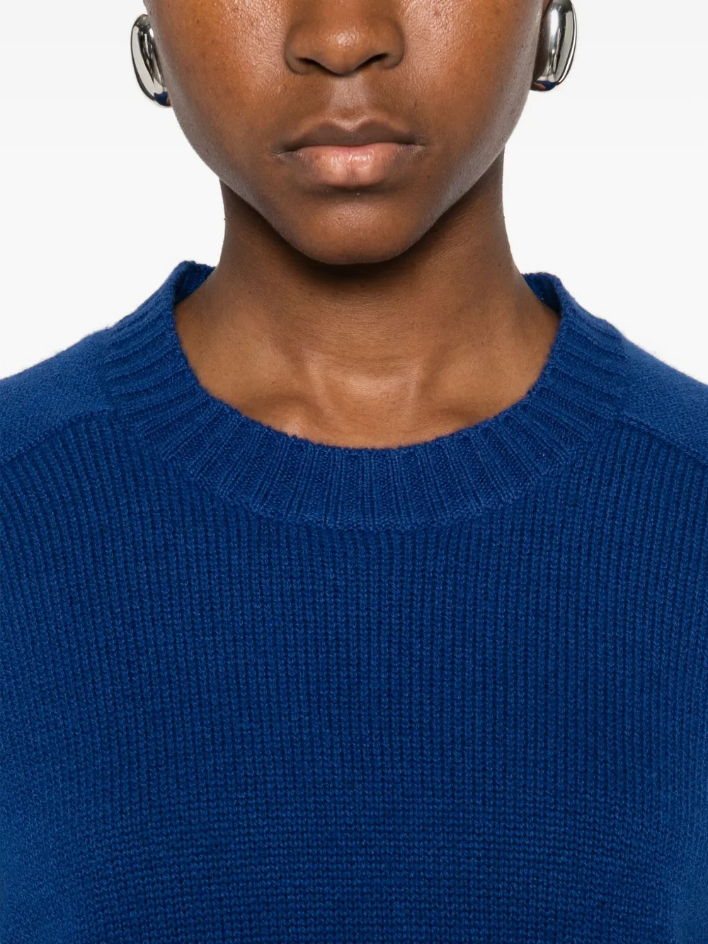 Allude Trui met korte mouwen Blauw