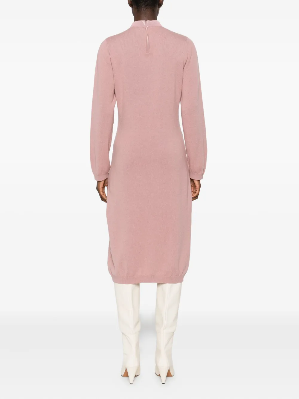 Fabiana Filippi Jurk met hoge hals Roze