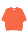 Allude short-sleeve sweater - Orange