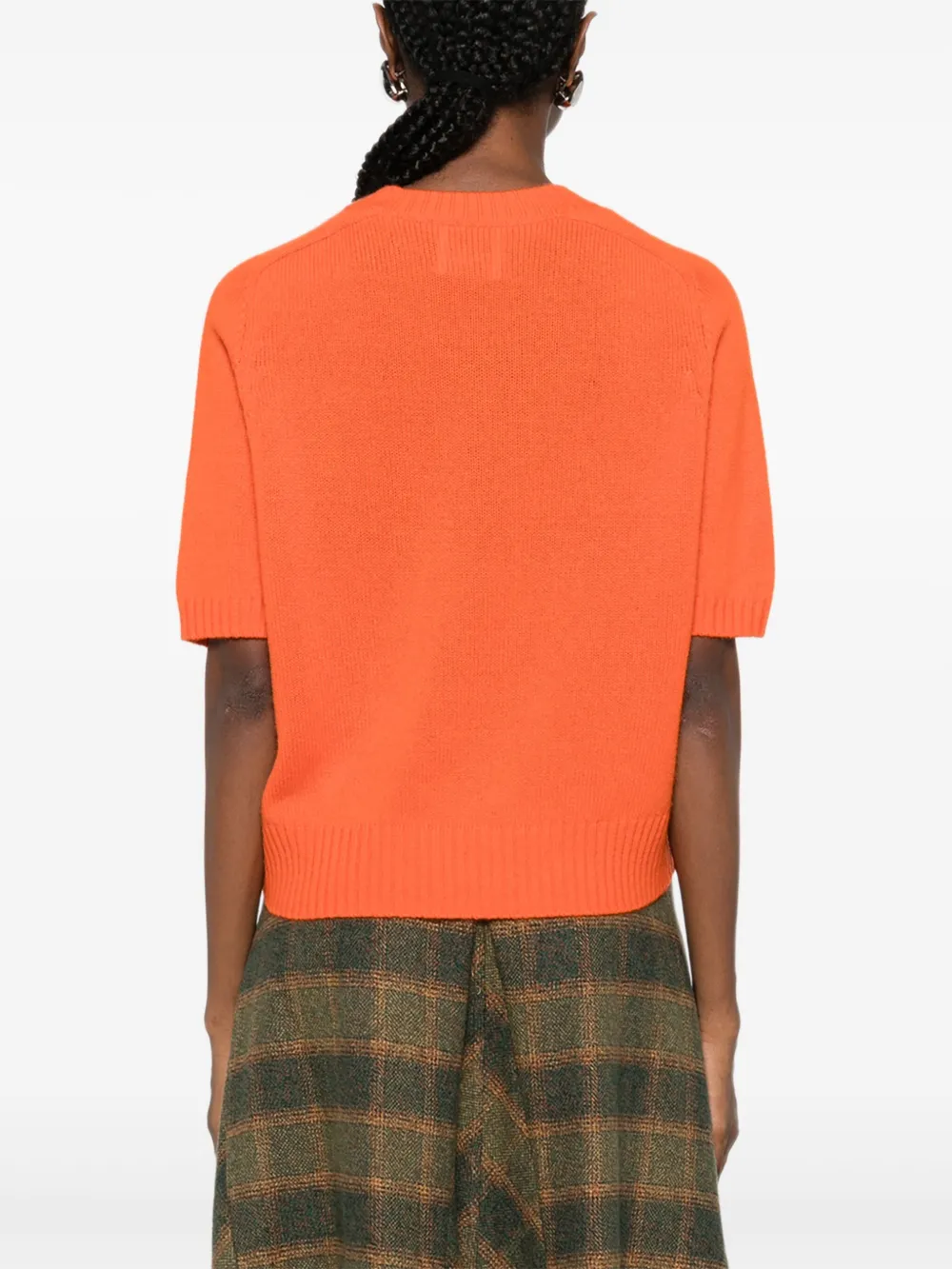 Allude Trui met korte mouwen Oranje