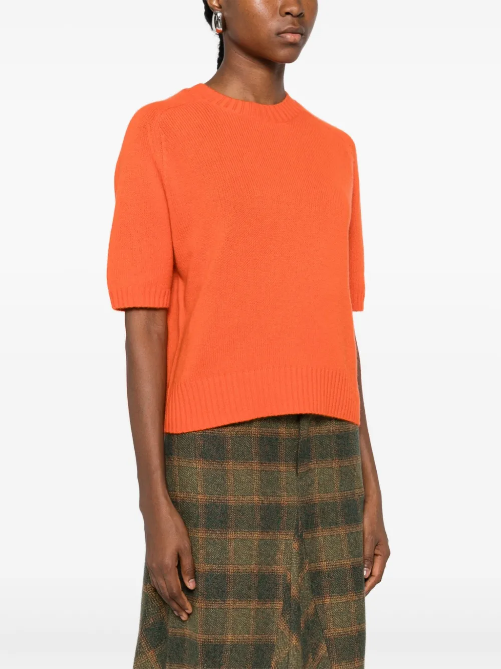 Allude Trui met korte mouwen Oranje