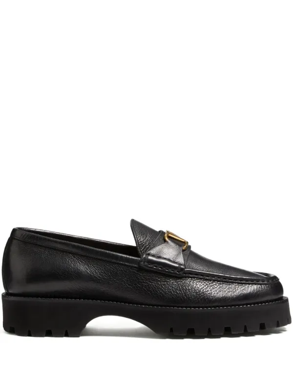 Valentino Garavani Vロゴ シグネチャー バッファロー ローファー