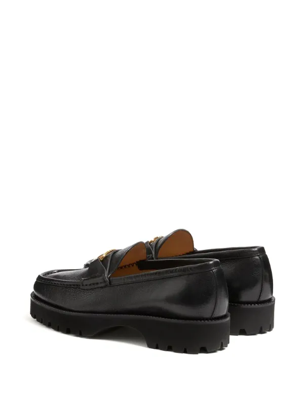 Valentino Garavani Vロゴ シグネチャー バッファロー ローファー