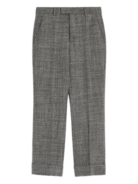 Valentino Garavani Mouliné cuffed trousers