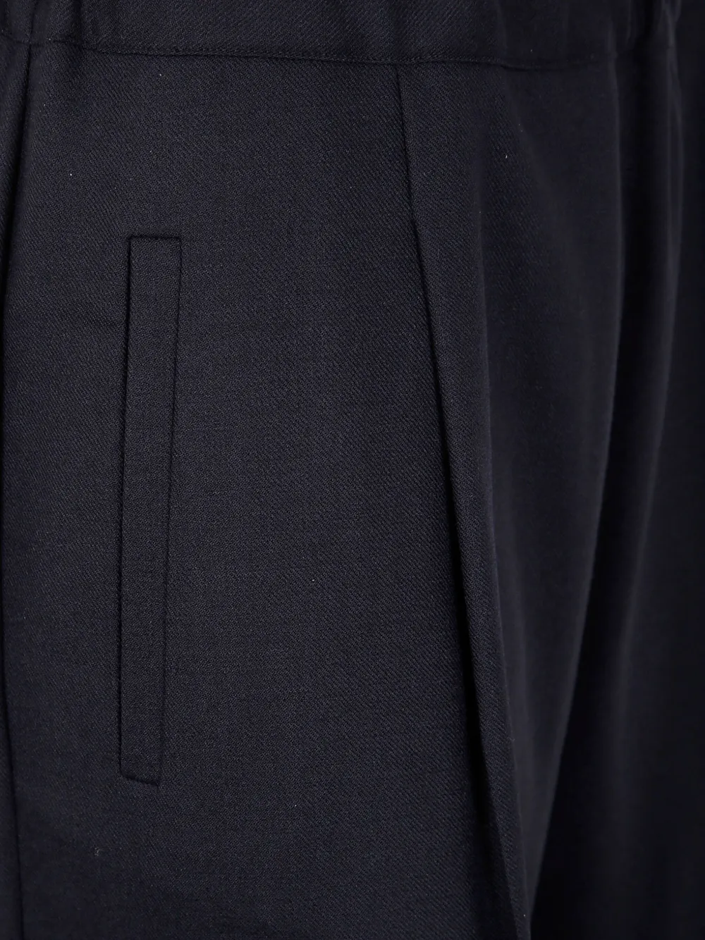 Semicouture Broek met geplooid detail Zwart