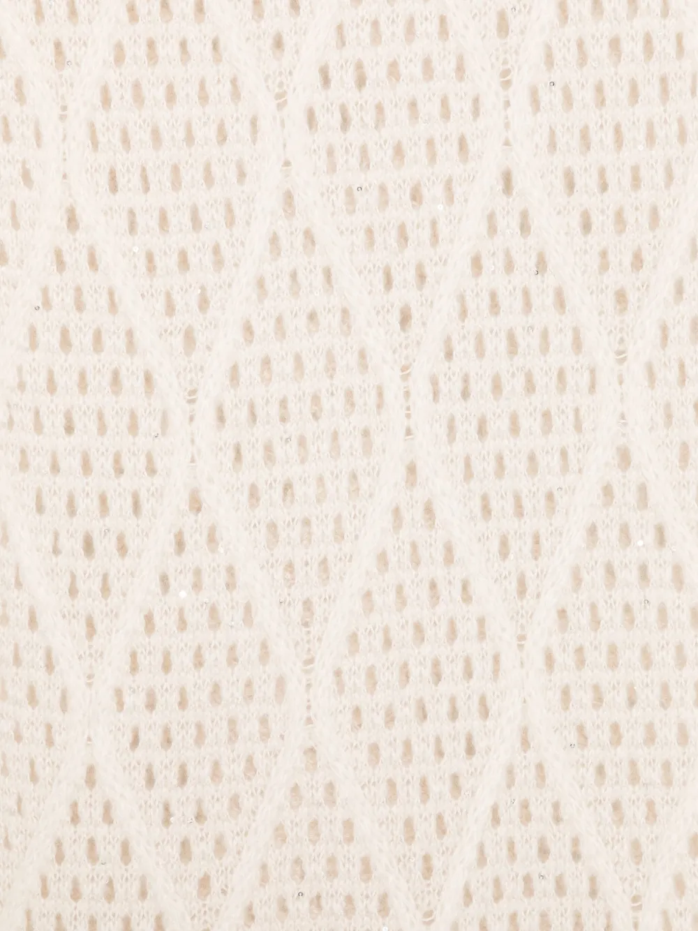 Purotatto open-knit scarf - Beige