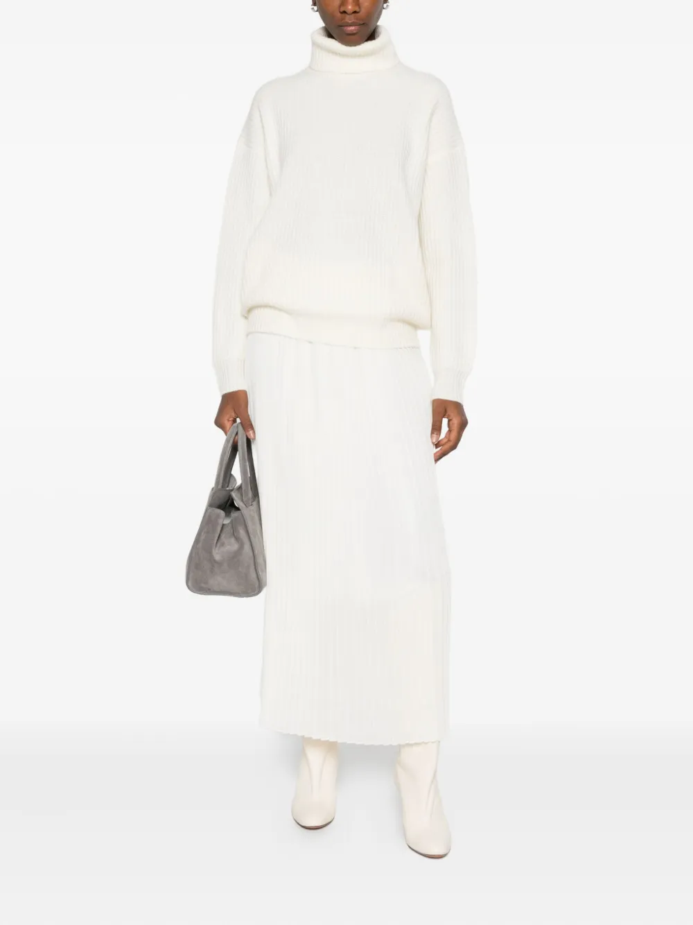 Madeleine Thompson turtleneck ribbed sweater | Knitted Sweaters | Image 2