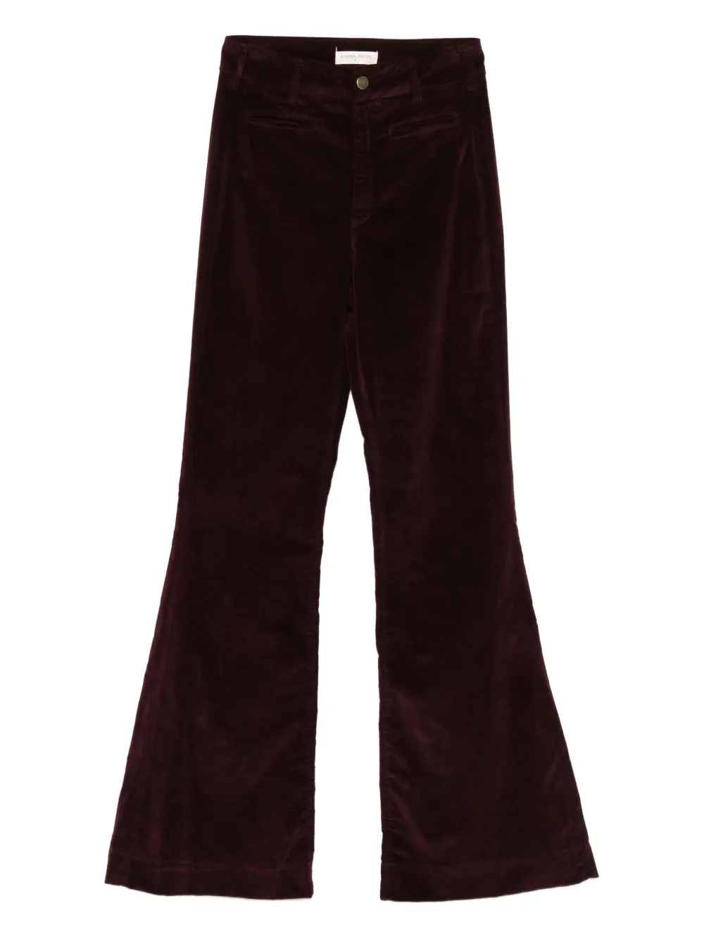 MAISON HOTEL Jerry flared trousers - レッド MAISON HOTEL Jerry flared trousers - レッド