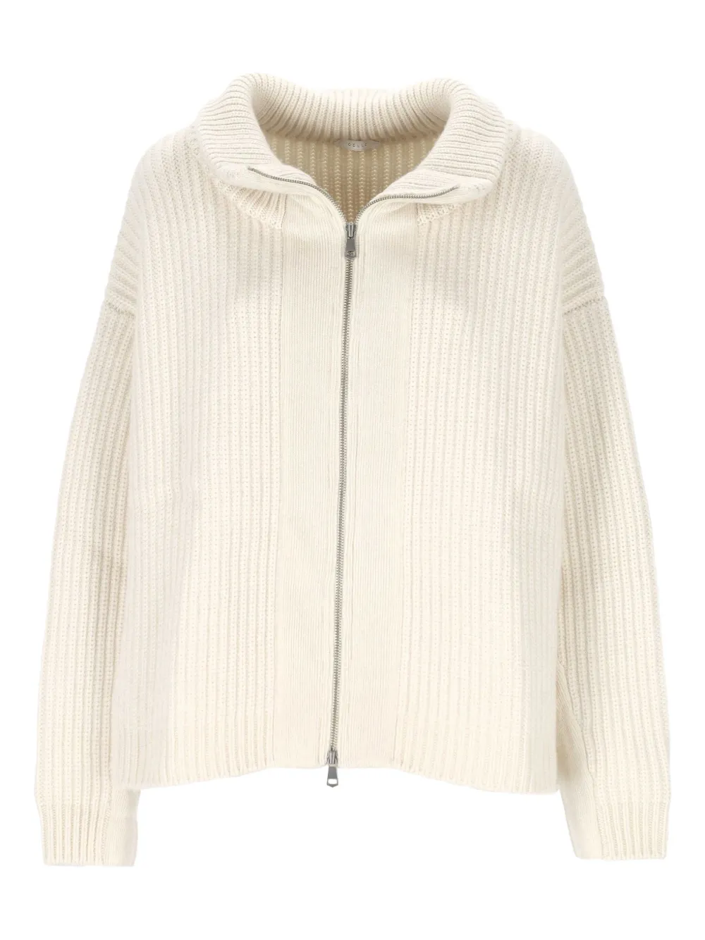 Oliver Lattughi Zip-up Sweatshirt In White