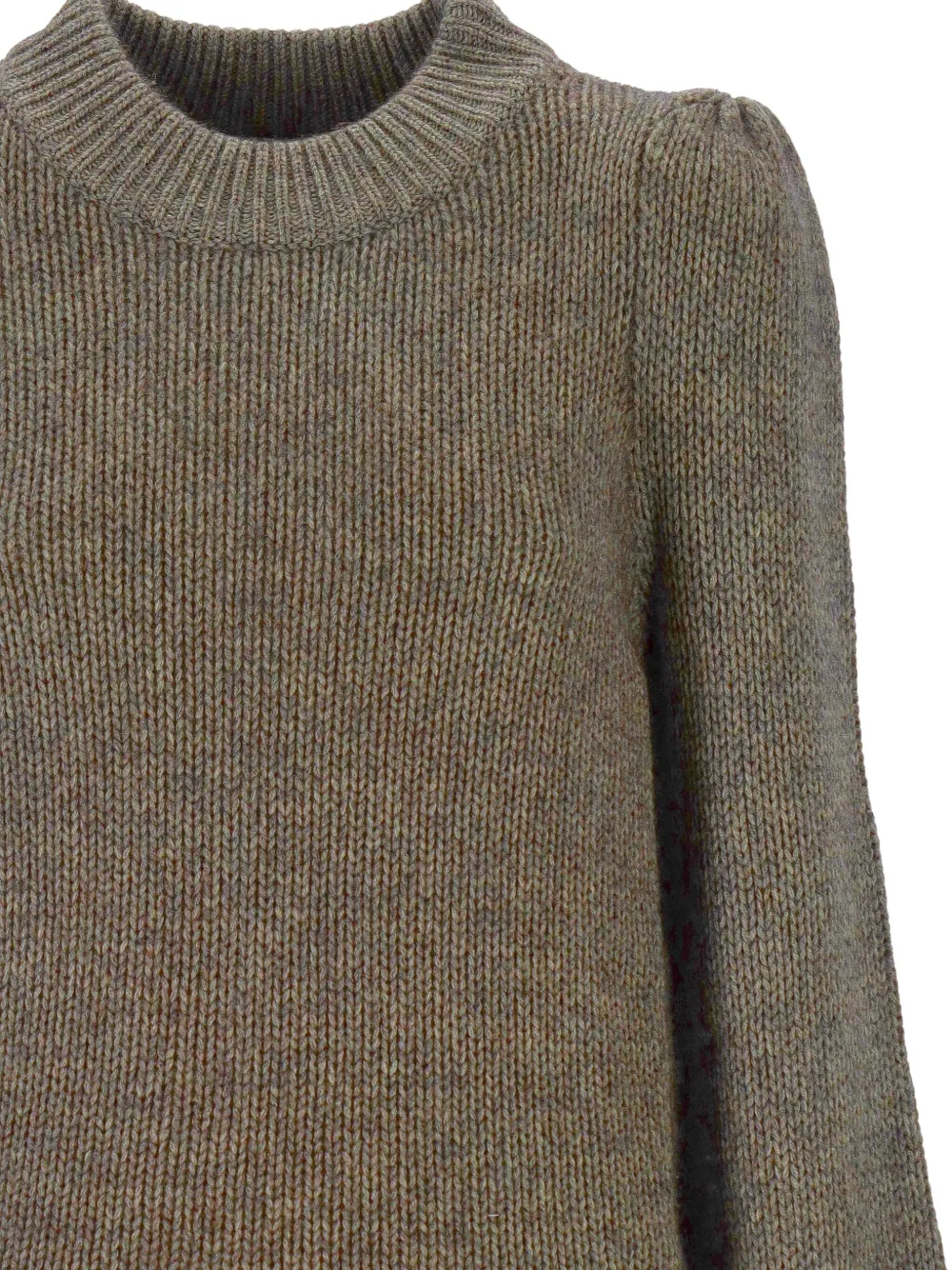 Madeleine Thompson Wool Blend Sweater In Brown