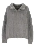 OLIVER LATTUGHI zip-up sweater - Grey