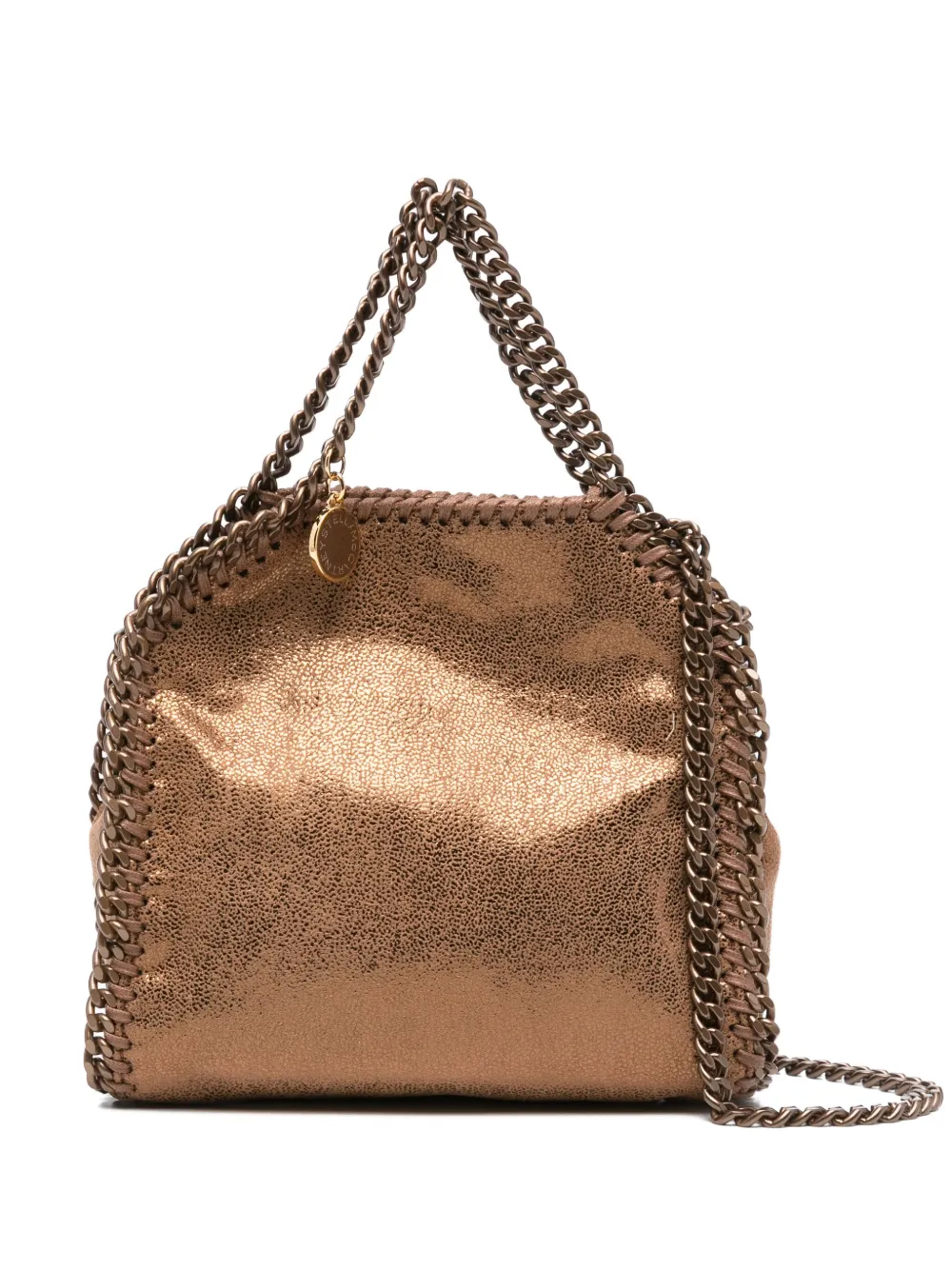 Stella Mccartney Chain-trim Tote Bag In Gold
